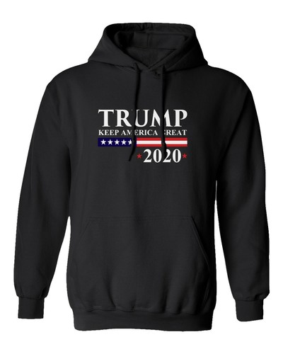2020 Election Donald Trump President USA Keep America Great Hooded Sweatshirt - Picture 5 of 7