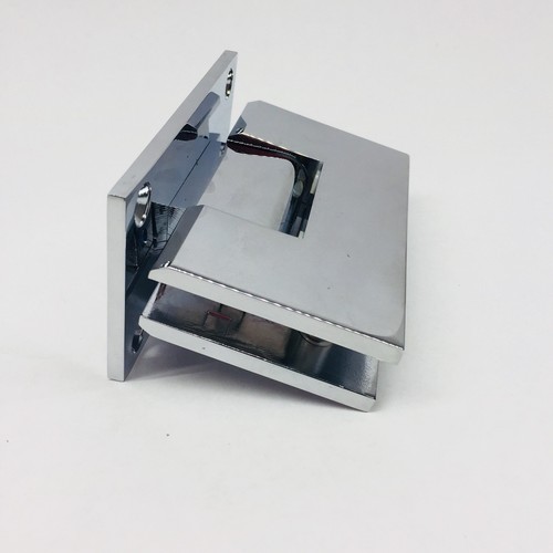QTY 2 CRL ALUMINUM VIE537CH CHROME SHOWER DOOR 5DEG WL MNT VIEN HINGE 4-15H16 - Picture 2 of 5