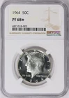 1964 Kennedy Silver Half Dollar NGC PF 68 Star JFK PR Proof Coin