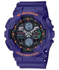 CASIO G-SHOCK GA-140-6A Men's Watch Purple Analog Digital in Box