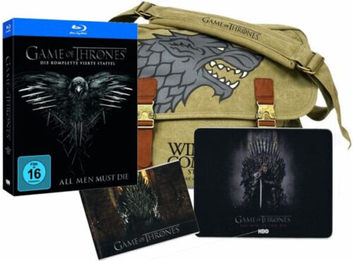 NEU Game of Thrones Staffel 4 Limited Messenger Bag Edition Blu-ray deutsch - Bild 1 von 2