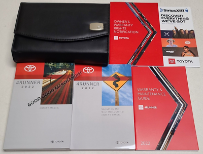 2022 TOYOTA 4RUNNER OWNERS MANUAL SR5 PREMIUM LIMITED TRD VENTURE NIGHT ...