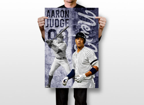 Affiche murale art Aaron Judge MLB Outfielder New York Yankees - AFFICHE 20x30 - Photo 2 sur 4