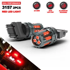 3157 LED Red Brake Tail Stop Light Bulbs For Dodge Ram 1500 2500 3500 1994-2010