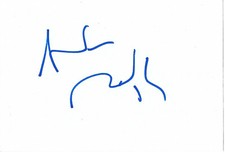 Andrew Ridgeley "Wham" Autogramm signed 10x15 cm Karteikarte