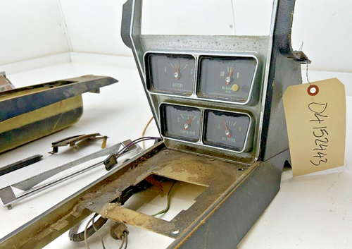 1966 Chevy Impala Console & Gauges Caprice Floor Shift Plate for Automatic Shift - Picture 23 of 23