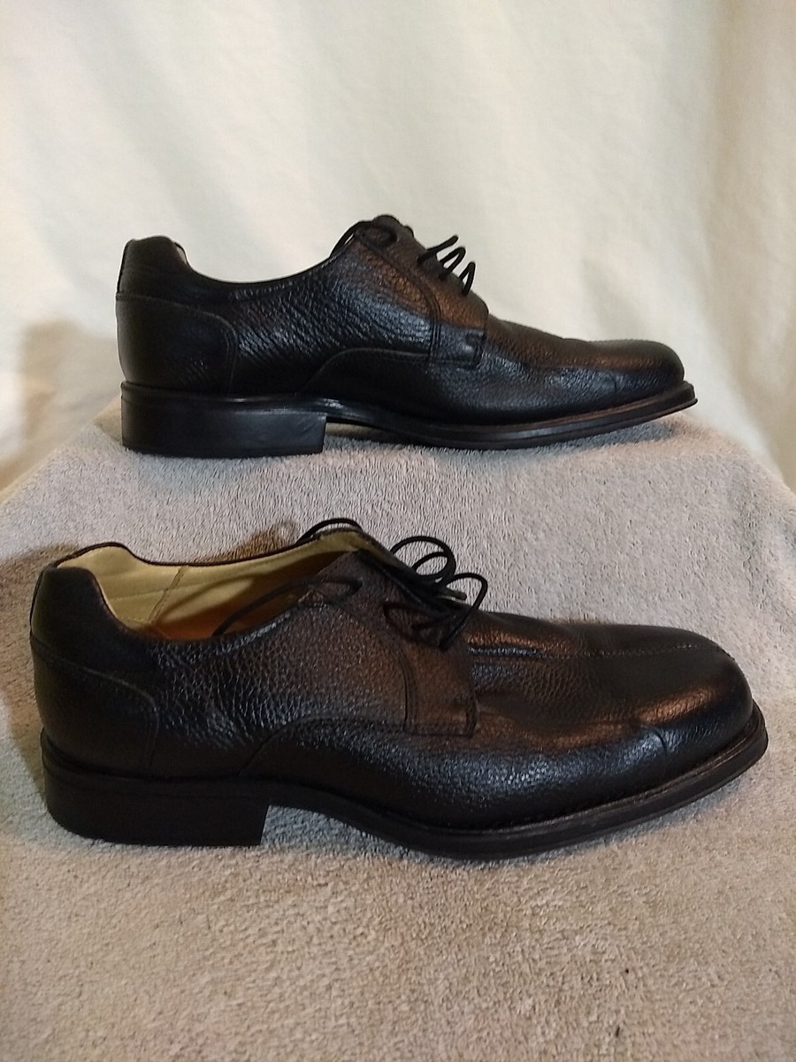 Belvedere Mens Baybridge Black Leather Dress Shoes, Size: 11 EEE
