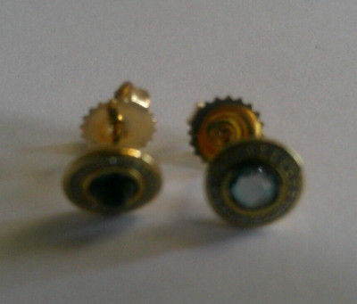Ippolita 18k Mini Lutscher Blue Sapphire ? und Diamant Ohrstecker