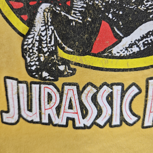 JURASSIC PARK Clever Girl Raptor Dinosaur Tshirt Junior L Movie Universal Studio - Picture 5 of 11