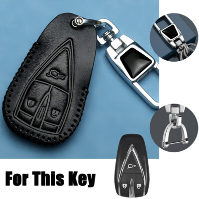 Leather Car Remote Key Fob Case Cover For Changan CS35 PLUS CS75 PLUS CS55 PLUS