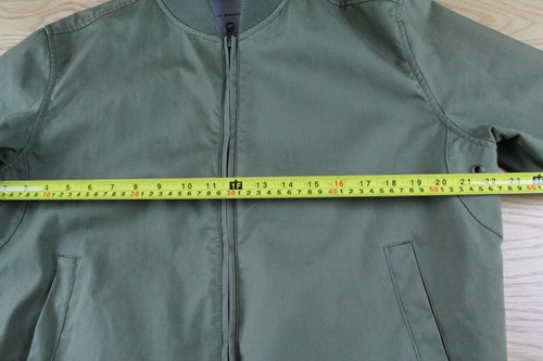 DEUS EX MACHINA GARTH BOMBER JACKET - Sz M Olive Green Winter Biker - Photo 10/14
