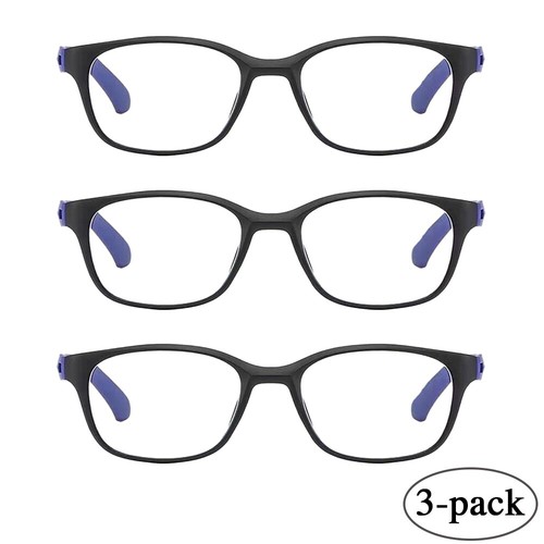 3x Men Women Square Reading Glasses Anti-Blue Reader 1.0 1.5 2.0 2.5 3.0 3.5 4.0 - Picture 14 of 28