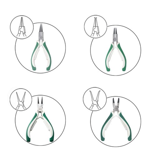 4 Pcs Mini Snap Ring Pliers Set Heavy Duty External/Internal Circlip Pliers w... - Picture 5 of 6
