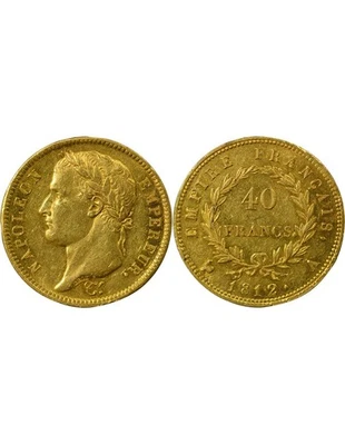 France Napoléon Ier - 40 Francs Or, Empire - 1812 A Paris - Photo 1/3