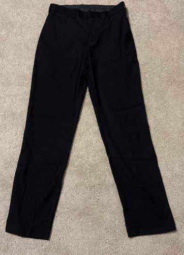 Apt 9 Pants Mens 29X32 Modern Fit Dress Slacks Formal Suit Flat Front Black