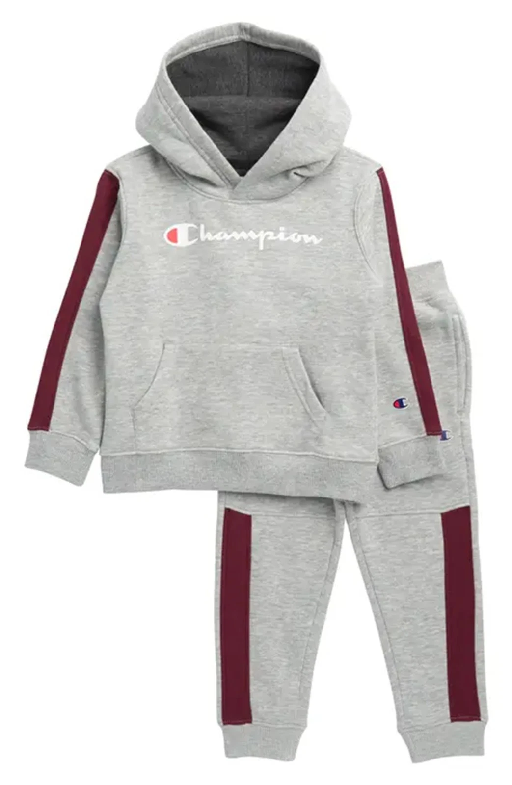 Champion Little Boys Hoodie & Jogger Sweatpants Set - Grey