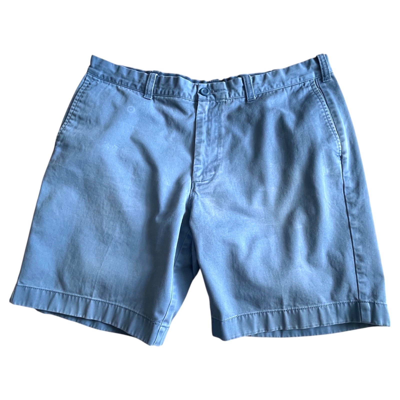 J Crew Gramercy Shorts Mens 38 Blue Flat Front Chino 9