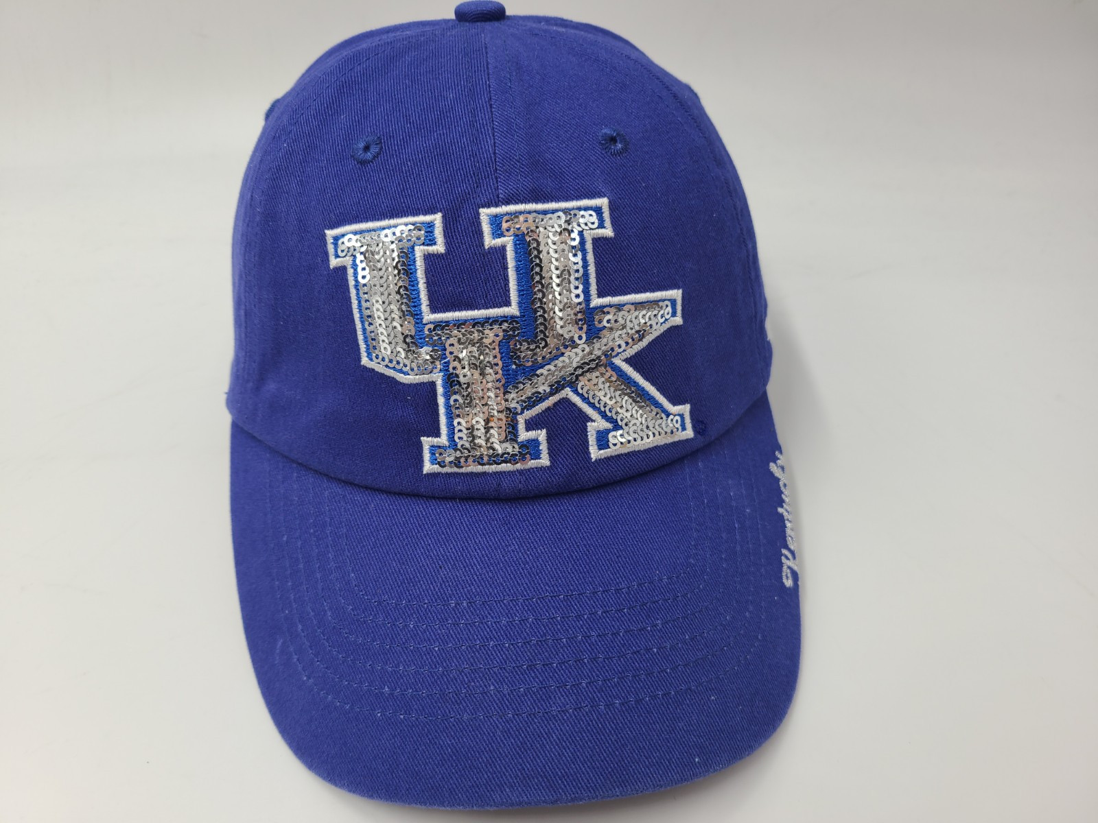 Women's UK Wildcats Sequins Strapback Hat by 47 Brand NCAA Cap