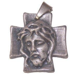 Holy Face of our Lord medal - Pewter (2.3 cm-0.9") - Afbeelding 1 van 1
