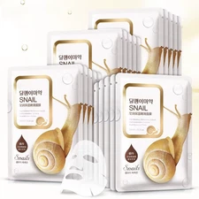 Snail Essence Facial Sheet Mask Skin Care Face Mask Remove Blackheads Hydrating 