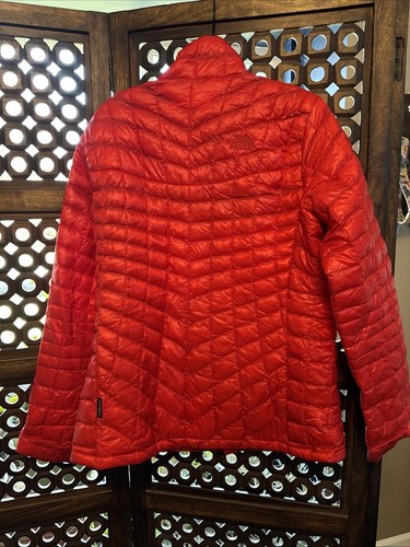 The North Face Puffer Jacket Women's XL Red Full Zip Polyester - Picture 5 of 5