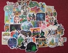45pc. WIZARD OF OZ WATERPROOF VINYL STICKERS/DECALS