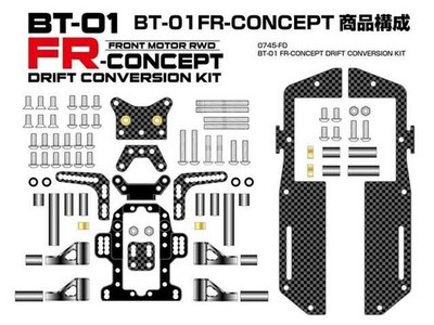 WRAP-UP NEXT 0745-FD BT-01 FR-CONCEPT Drift-Umbausatz ohne Batteriehalter