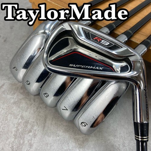 TaylorMade R9 SUPERMAX Iron Set 5I-9I.Pw 6 Peace Shaft Motore SUPERMAX 55 Flex R - Picture 10 of 10