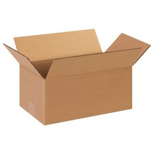 GRAINGER APPROVED 55VG68 PK 25 Shipping Box,12x5x5 in 55VG68