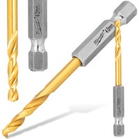 Metallbohrer Stahlboherer 4 Mm Hex HSS-G Milwaukee Spiralbohrer Edelstahlbohrer