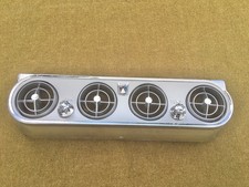 64 - 65 Ford Underdash Hang-on Ac Bezel Faceplate Assembly Gray Mustang Falcon