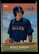 2023 Topps Pro Debut #03/25 Orange #FF-11 Mikey Romero Farm Fresh Futures R.C.