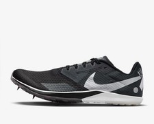 New 10.5 Nike Zoom Rival XC6 Black Silver UNISEX Cross-Country Spike Track Shoes