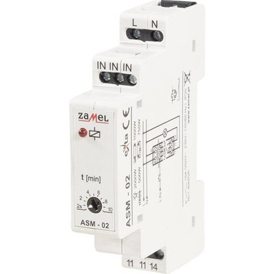 Zamel ASM-02 Treppenlichtzeitschalter Hutschiene 230 V