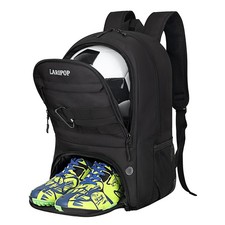 Soccer Backpack,Soccer Bag with Ball Holder and Shoe Compartment,Sports Equip...