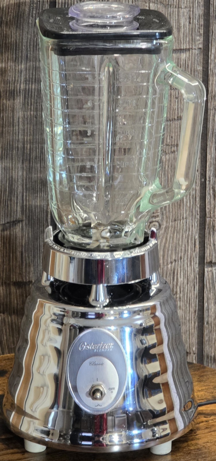 Vintage Osterizer Oster Classic Blender 564A Silver Chrome 4