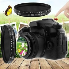 Variable ND Filter ND2-ND400 Adjustable Neutral Density Camera Lens Filter