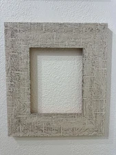 Rustic French Country Decor 8x10 White Picture Frame Real Wood