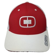 OGIO Baseball Cap Red White XL Mesh Flexfit E...