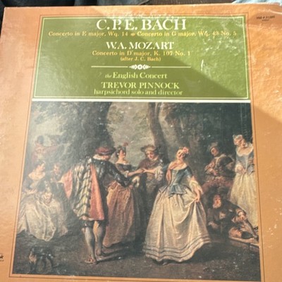 C.P.E. Bach / W.A. Mozart - The English Concert Vanguard 12'' LP 33RPM