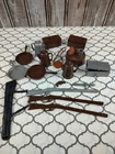 Vtg. Marx Johnny West Lot of 18 Mixed Accessories 1960s 70s Guns Camp