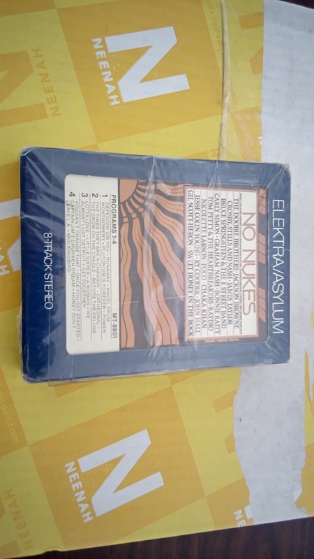 Sealed No Nukes 8-Track Cartridge Elektra Doobie Brothers Browne Nash Rock