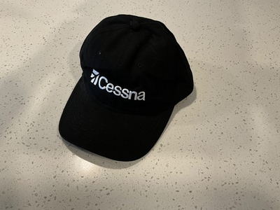 #ad #ad Citation X Aviation Logo Ball Cap Black amp; White New General Aviation Planes $35.00