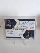 2025 Panini National Treasures Synced Signatures 2/2 Jace Jung / Colt Keith Auto