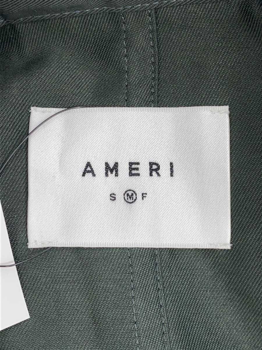 AMERI Trench Coat M Green Classic Water-Resistant… - image 3