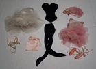 Vintage Barbie & Skipper Clothes Outfit #989 & #1905 Ballerina/Ballet Class Lot