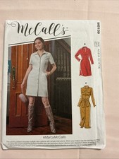 Sewing Pattern Dress Plus-Size 6-14 McCall's R10729 M8139 Marcy Uncut FF New