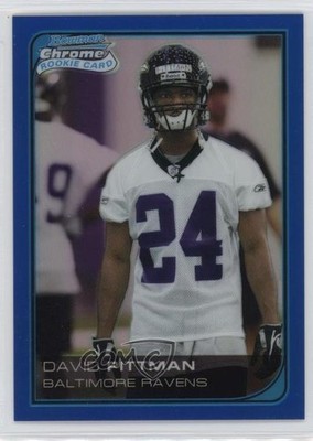 2006 Bowman Chrome Blue Refractor /150 David Pittman #12 Rookie RC 0hl