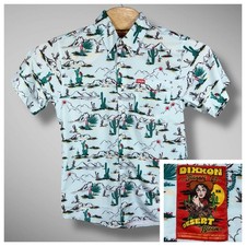 Dixxon Flannel Company Shirt Mens XS Desert Bloom Party Wear Blend Pearl Snap