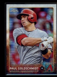 2015 Topps Chrome #106 Paul Goldschmidt Prism Refractor